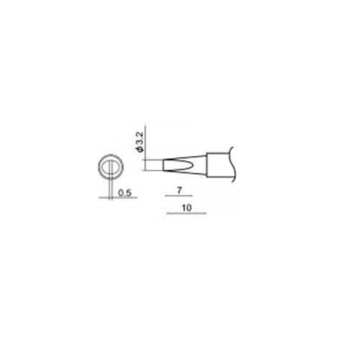 Hakko T12-DL32 Soldering Tip