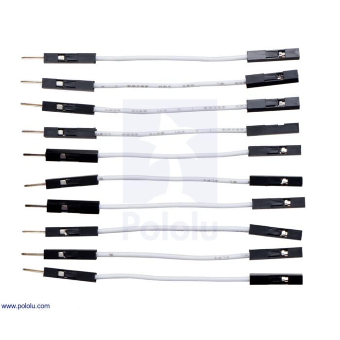 Premium Jumper Wire 10-Pack M-F 2" White