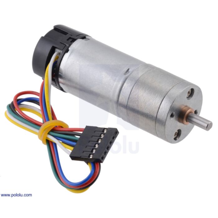 99:1 Metal Gearmotor 25Dx69L mm LP 12V with 48 CPR Encoder