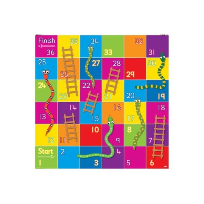 Bee-Bot/Blue Bot Mat - Snakes and Ladders