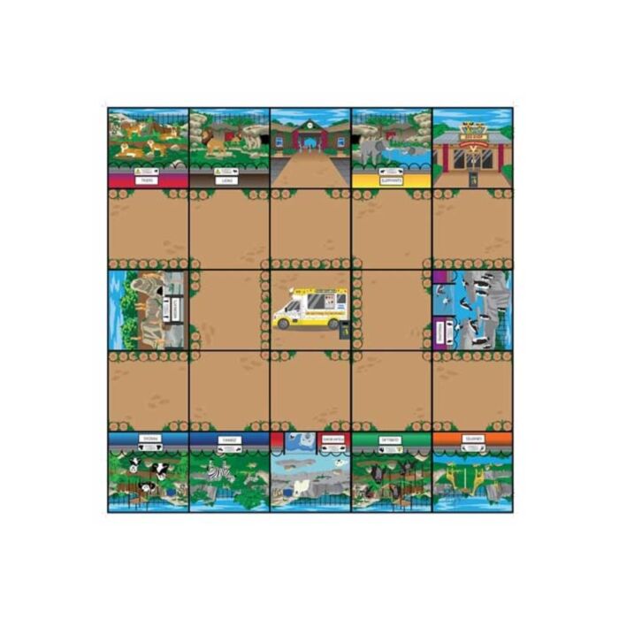 Bee-Bot/Blue Bot Mat - Zoo