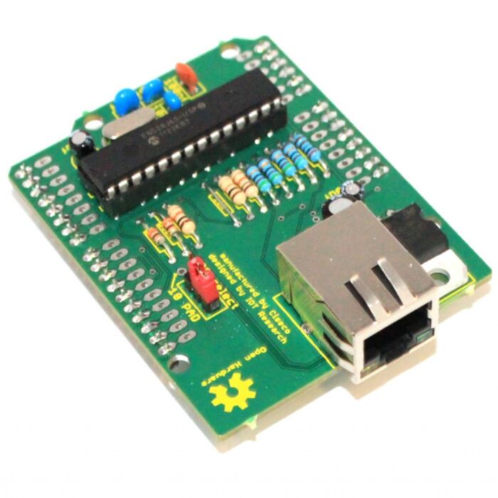 ENC28J60 based Ethernet Shield for Arduino