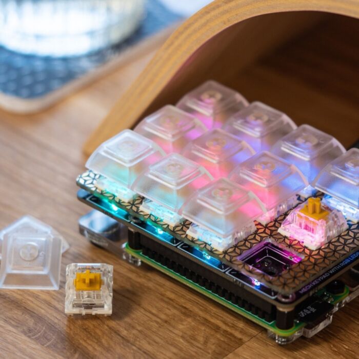 Pimoroni Keybow Mini Mechanical Keyboard Kit (Clicky keys)