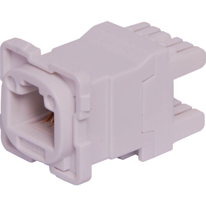 Keystone Cat6 Connector to suit Clipsal wallplate (SKU: D5102A Image 1)