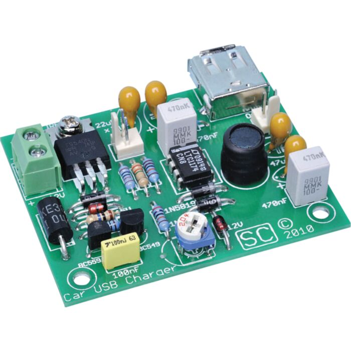 Low Power Car/Bike USB Charger Kit (SKU: K1681 Image 1)