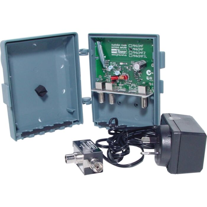 Masthead Antenna Amplifier UHF/VHF F Type (SKU: L2062 Image 1)