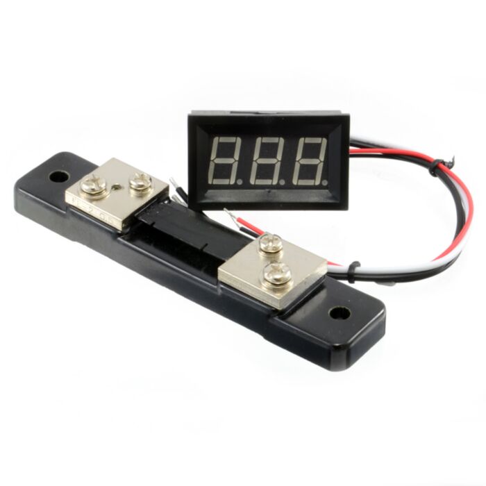Digital Display Ammeter DC 0-100A Blue