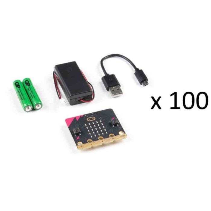 BBC Micro:bit V2.2X Bulk Go Kits - 100 Boards