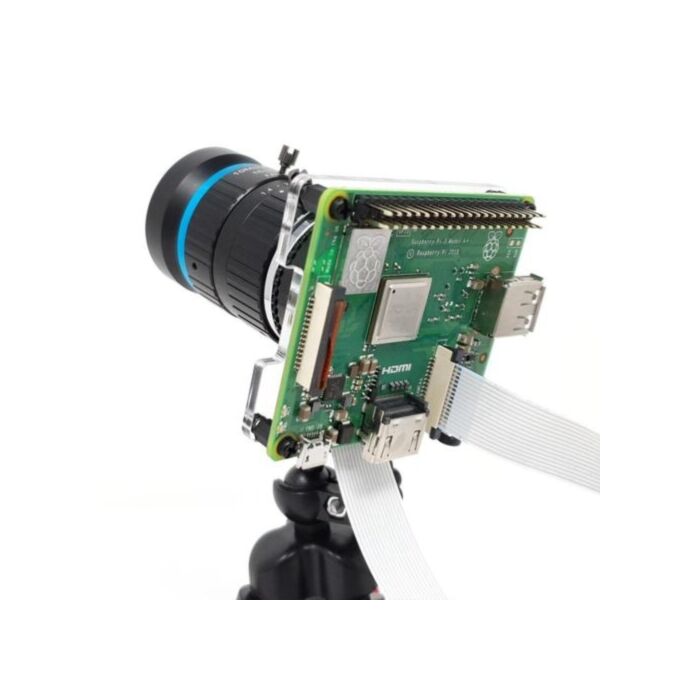 The Pi Hut Raspberry Pi  3A+ Basic Mounting Plate for High Quality Camera