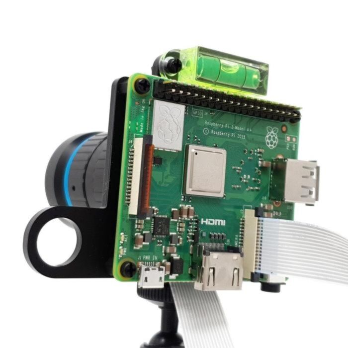 The Pi Hut Raspberry Pi  3A+ Pro Mounting Plate for High Quality Camera