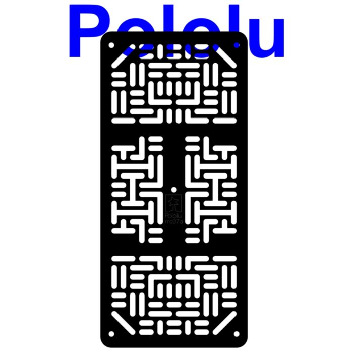 Pololu RP5/Rover 5 Expansion Plate RRC07A (Narrow) Solid Black