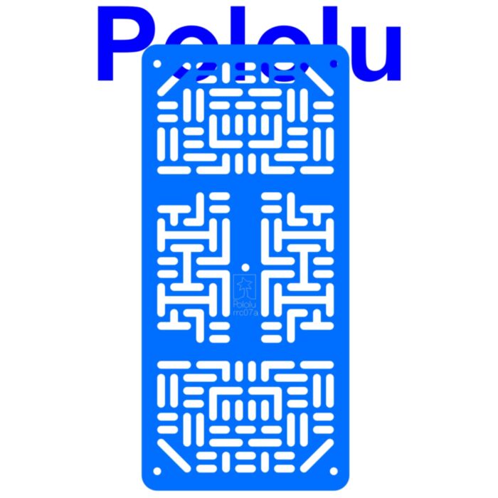 Pololu RP5/Rover 5 Expansion Plate RRC07A (Narrow) Solid Light-Blue