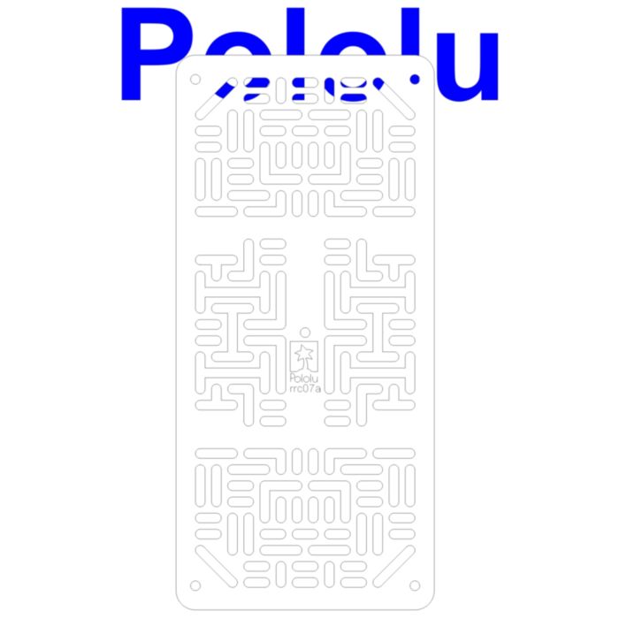 Pololu RP5/Rover 5 Expansion Plate RRC07A (Narrow) Solid White
