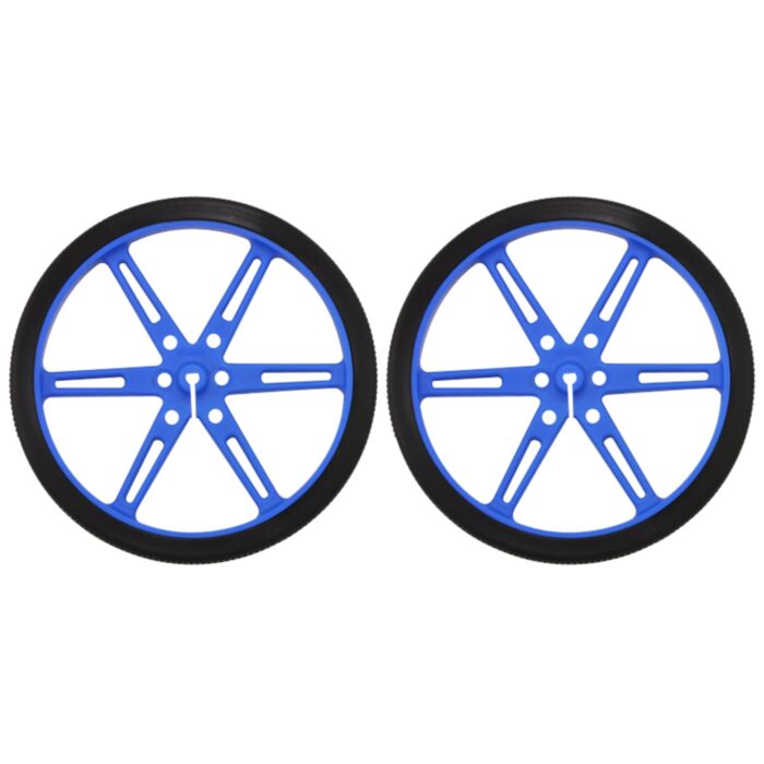 Pololu Wheel 80x10mm Pair - Blue