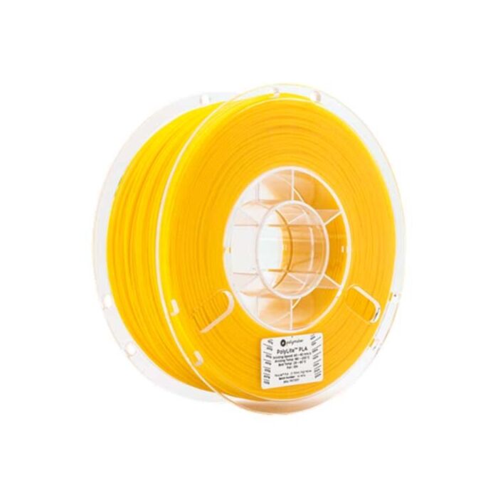 Polymaker PolyLite Yellow PLA Filament 1KG 2.85mm