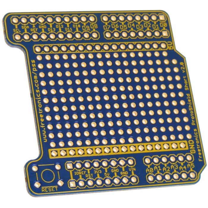 Freetronics ProtoShield Short for Arduino
