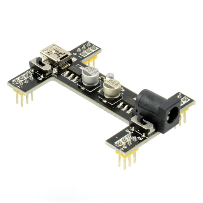 3.3V + 5V Black Wings Breadboard Power Supply Module Adaptor