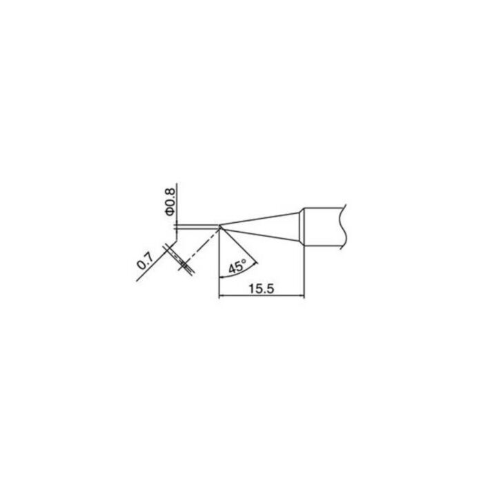 Hakko T18-C08 Soldering Tip
