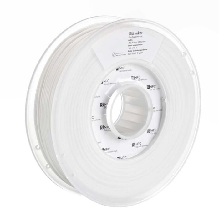 Ultimaker White PLA 750g 3mm