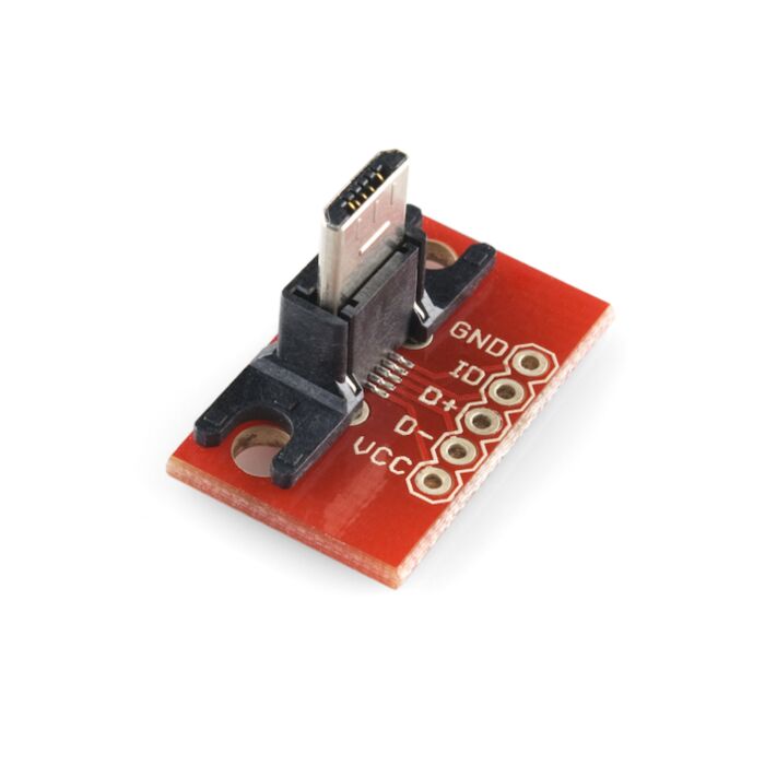 USB MicroB Plug Breakout Board