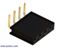 0.100" (2.54 mm) Female Header: 1x4-Pin, Right-Angle 0.100" (2.54 mm) Female Header: 1x4-Pin, Right-Angle