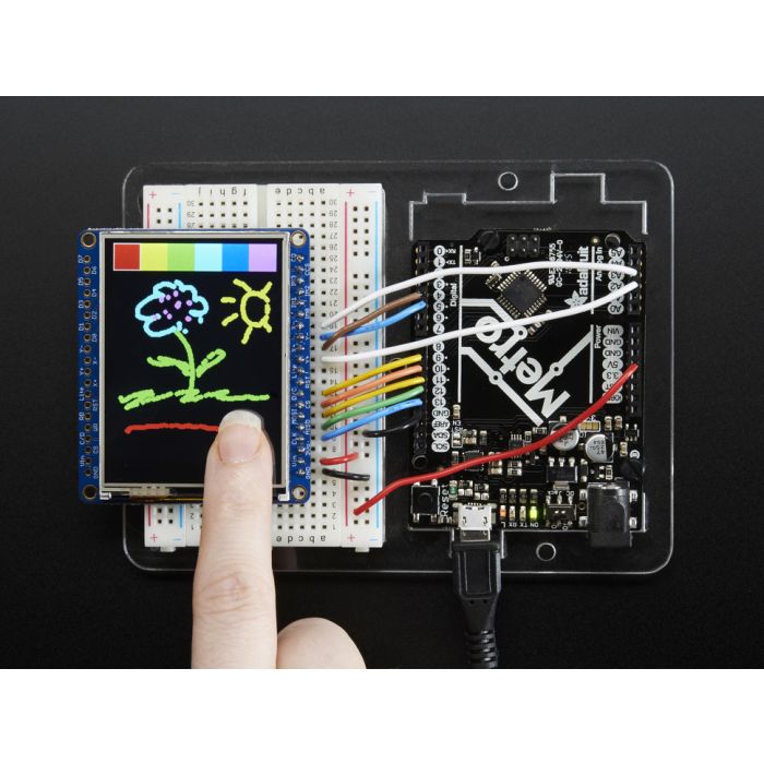 Adafruit 2.4 TFT LCD with Touchscreen 