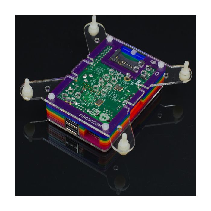 Pibow VESA mount for Raspberry Pi 