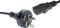 2m IEC C13 10A 3 Pin Black Appliance Mains Lead 2m IEC C13 10A 3 Pin Black Appliance Mains Lead
