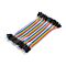 Jumper Wire 10cm Ribbon (M/F, 40pcs) Jumper Wire 10cm Ribbon (M/F, 40pcs)