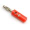 Red Crosshole Banana Plug Red Crosshole Banana Plug