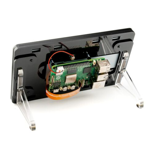 Pibow Frame for Raspberry Pi Touch Display 2 – Noir Black