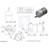 Pololu 19:1 Metal Gearmotor 37Dx52L mm (Helical Pinion)