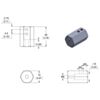 12mm Hex Wheel Adapter for 3mm Shaft (2-Pack)