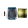Adafruit Mini 8x8 LED Matrix w/I2C Backpack - Ultra Bright White