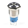 Metal Pushbutton - Latching (16mm, Green)