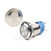 Metal Pushbutton - Latching (16mm, Green)