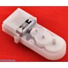 Pololu mini plastic gearmotor 90 deg. output with opened gearbox. (SKU: POLOLU-1123 Image 2)