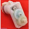 Pololu plastic gearmotor offset output with opened gearbox. (SKU: POLOLU-1119 Image 2)