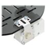 Plastic gearmotor with offset output (item #1118 or #1119) mounted with Pololu extended stamped aluminum L-bracket. (SKU: POLOLU-1119 Image 7)