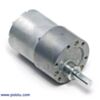 131:1 Metal Gearmotor 37Dx57L mm