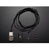 Litex White LEDs on Black Fabric Ribbon Pack - 1.5 meter 30 LEDs