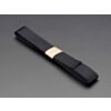 Conductive thread ribbon cable - Black - 1 yard