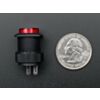 16mm Illuminated Pushbutton - Red Momentary