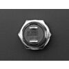 16mm Panel Mount Momentary Pushbutton - Burgundy