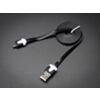USB Noodle Cable - A/MicroB - 3ft