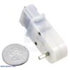 Mini plastic gearmotor 90-degree 3mm D-shaft output. (SKU: POLOLU-1594 Image 2)