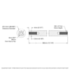 2106 Series Stainless Steel REX Shaft (8mm Diameter, 384mm Length)