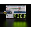 Quad Alphanumeric Display -Yellow-Green 0.54 Digits w/ Backpack