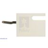 Side view of 2.5 mm JST XH-style shrouded male connector: 2-pin straight. (SKU: POLOLU-2717 Image 3)