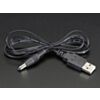 USB to 2.1mm Male Barrel Jack Cable - 22AWG & 1 meter